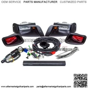 Golf Cart Street Legal HALO/LED Upgrade Light Kit Turn Horn Brake for EZGO TXT