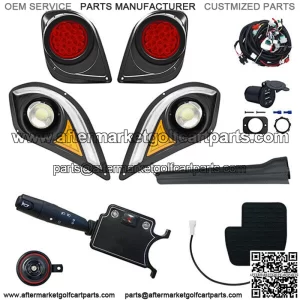 Light Kit w/ RGBW LED Running Light, fits Yamaha Drive2 20+, DELUXE, RHOX