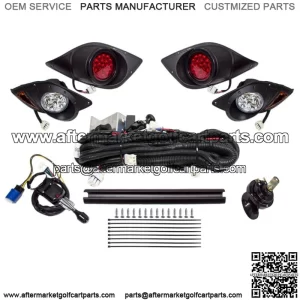 Golf Cart LED Headlights and Tail Light Kit Fits Yamaha G29 YDR Drive 2007-Up
