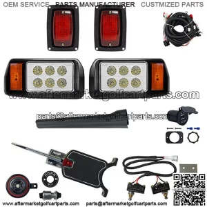 Basic LED Factory Light Kit, Club Car DS 1993-Up Golf Cart (Micro Switch)