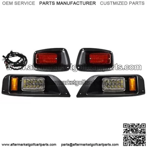 Golf Cart Complete Adjustable Light Kit, LED, for EZGO TXT 96-13 E-Z-GO