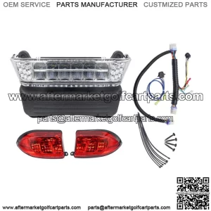For Club Car Precedent Golf Cart LED Headlight Tail Light Kit 2004-2008