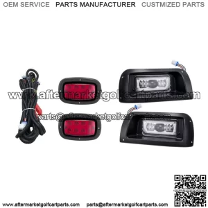 For G&E Golf Cart Club Car DS LED Light Kit Adjustable Headlights / Tail Lights