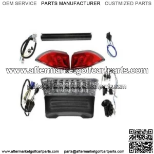 Deluxe LED Light Kit for Club Car Precedent Electric Golf Carts 2004-2008