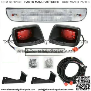 LED Golf Cart Headlight Tail Light Kit For EZGO TXT Gas Electric Light Kit US