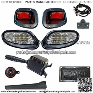 Light Kit, Fits E-Z-Go TXT 2014+ Golf Carts, Factory, LED  (Deluxe, Pedal) RHOX