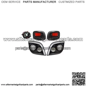 EZGO Express Golf Cart Light Kit With RBGW LED Running Lights 2014 and Up