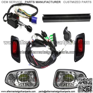 16+ EZGO RXV Deluxe LED Light Kit / Street Kit Golf Cart Carts Car