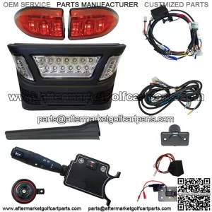 Deluxe LED Light Bar Kit for Electric Club Car Precedent 2008-Up 12-48V Golf Car