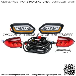 Club Car Tempo LED Light Kit - Headlight & Taillight Kit