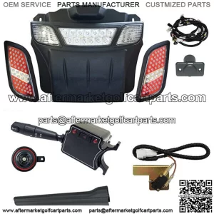 LED Light Bar Kit, E-Z-Go RXV 2008-2015 (Deluxe, Electric)