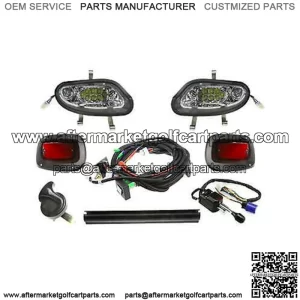 14+ EZGO TXT Deluxe LED Light Kit / Street Kit Golf Cart Carts Car