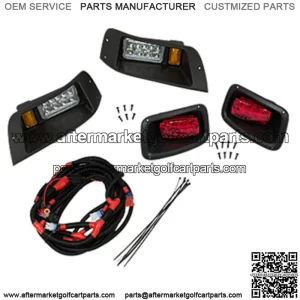 Adjustable LED Light Kit For E-Z-GO TXT Golf Cart (Years 1994-2013)