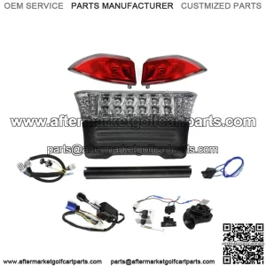 CLUB CAR GOLF CART PART DELUXE LED Headlight Tail Light Kit 2004-UP Precedent