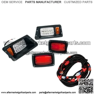Yamaha G22 2003-2007 Golf Cart LED Light Kit w/ Tail Lights | 02-121