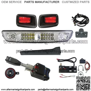 EZGO TXT Golf Cart Light Kit - Street Legal Regular or LED Lights Bar