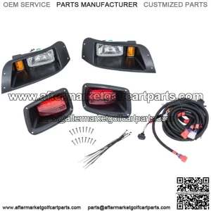 EZGO TXT Golf Cart 1994.5-2013 | Headlight Light Kit w/ Tail Lights
