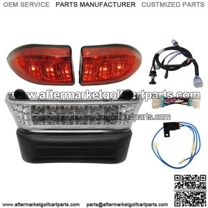 LED Light Bar Kit for Club Car Precedent Gas & Electric (2004-2008, 12-48v)