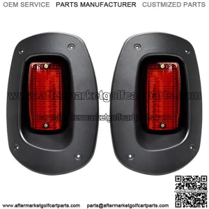 LGT-131 Red Replacement Rear Taillights Kit 08-15 EZGO RXV Golf Cart