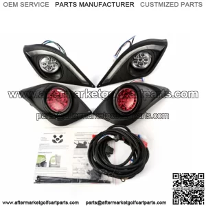 All LED Light Kit Fits Yamaha DRIVE2 Golf Cart 2017-Up Newer