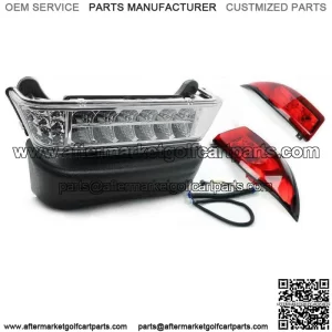 For Club Car Precedent Golf Cart LED Headlight & Tail Light Kit G&E 2004-2008