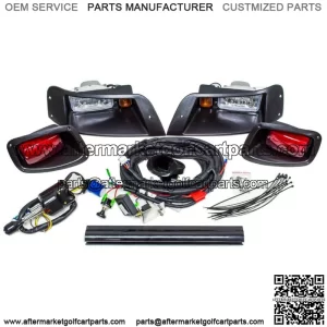 Golf Cart Halogen/LED Upgrade Light Kit Turn Horn Brake for EzGo TXT