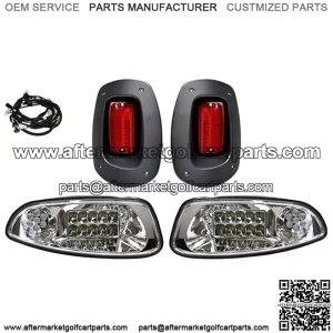 LGT-310LC LED Clear Factory Style Light Kit for EZGO RXV 08-15 Golf Cart