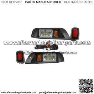 E Z GO GOLF CART PART TXT Golf Cart LED Headlight Tail Light Kit 1994-Up TXT