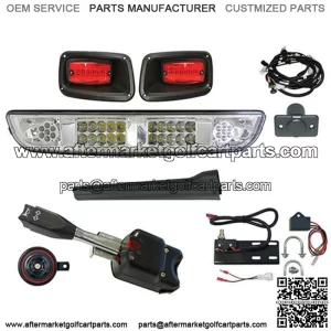 EZGO TXT Golf Cart Light Kit - STREET LEGAL (LED or Regular)