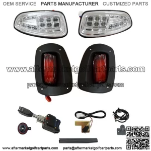EZGO RXV Golf Cart Light Kit - STREET LEGAL (LED or Regular) - Factory Style