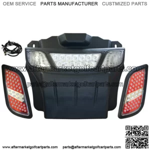 EZGO RXV LED Light Bar Bumper Kit - NON-Street Legal (LED Golf Cart Light Kit)
