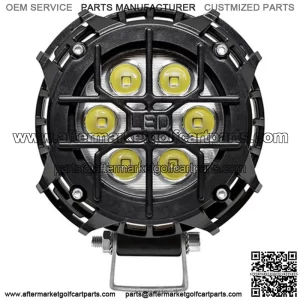 4" Golf Cart LED Utility Spotlight - 12V-30V (21 Watt / 2,000 Lumens, Fits All Carts)
