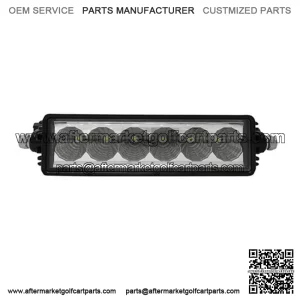 7.75" Golf Cart LED Utility Spotlight - 12V-24V (18 Watt / 1,350 Lumens, Fits All Carts)