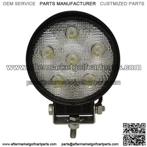 4.5" Golf Cart LED Utility Floodlight - 12V-24V (18 Watt / 1,350 Lumens, Fits All Carts)