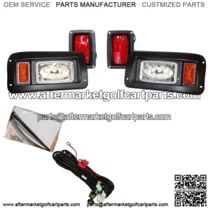 Club Car DS Golf Cart FULL LED Headlight Tail Light Kit 1993-Up