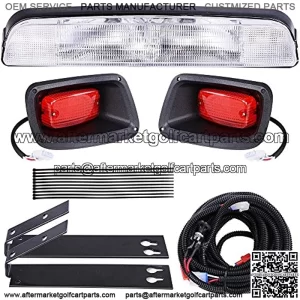 Golf Cart LED Taillight Halogen Headlight Kit Outdoor Sport Light Golf Cart Light Accessories