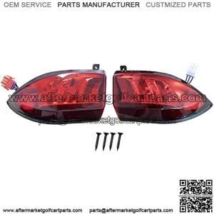 Golf Cart LED Taillight for Club Car Precedent 2004-Up and Tempo 2018-Up Models Replacements 12V 3 Wires Rear Light kit
