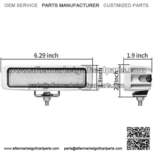 Super Bright Boat Lights for Night Fishing, Boat Flood Lights Marine Docking Deck Spreader, 6.3Inch, 12/24V