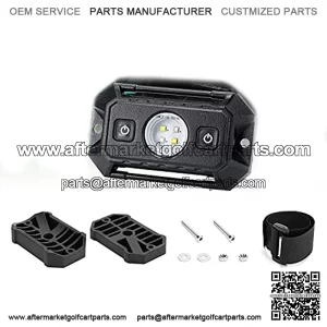 UTV Interior Dome Light W/ Switch Universal LED Light Utility Roll Cage Light Car Interior Reading Light Map Lights Interior Dome Light for UTV RZR 4x4 Can-Am Polaris Ranger Truck - White/Green