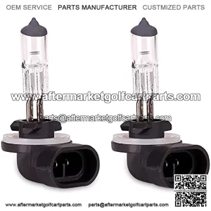 Golf Cart Halogen Headlight Bulb for Club Car DS 1999 up &Precedent 2004-up and EZ-GO 1994-up,12V 37W Headlights, OEM# 101988101, 74004G01 (Pack of 2)