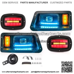 Golf Cart LED Light Kit for Yamaha G14 G16 G19 G22 W/Low High Beam Turn Signal