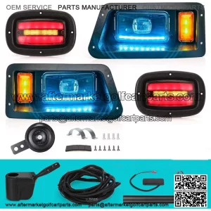 Golf Cart LED Light Kit for Yamaha G14 G16 G19 G22 W/Low High Beam Turn Signal