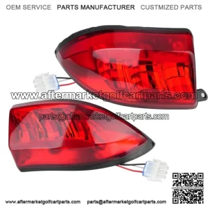 Golf Cart LED Tail Lights for Club Car Precedent 2004-up,Tempo 2018-up,12V 3Pin