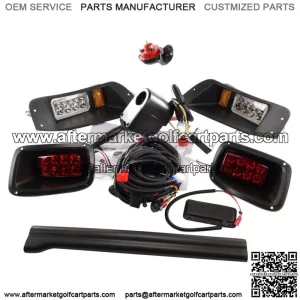 1996-2013 EZGO TXT Deluxe LED Light Kit with Turn Signal Switch & Horn