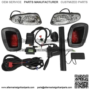 EZGO RXV (2008-2015) LED SUPER DELUXE LIGHT KIT with UPGRADED TURN SIGNAL SWITCH