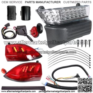 Deluxe Golf Cart LED Light Kit for Club Car Precedent 2004-up with Turn Signals