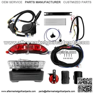 GOLF CART LED DELUXE All LED LIGHT KIT W/ TURN SIGNALS FOR CLUBCAR PRECEDENT 04