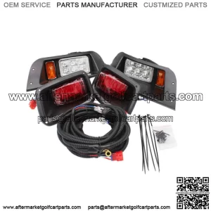 EZGO TXT LED Deluxe Light Kit Turn Signals Brake Light Horn Street Legal