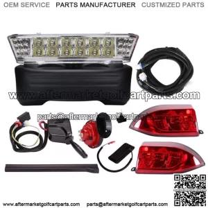 GOLF CART LED DELUXE All LED LIGHT KIT W/ TURN SIGNALS FOR CLUB CAR PRECEDENT 04