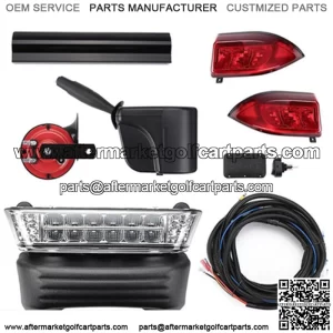 DELUXE FOR CLUB CAR PRECEDENT LED All LED LIGHT KIT W/ TURN SIGNALS GOLF CART 04